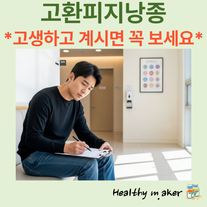 고환피지낭종 원인 증상 진단 치료 병원 고름 가려움 고환암 구분