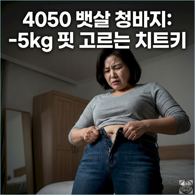  "살 빠졌어?" 소리 듣는 4050 청바지 공식