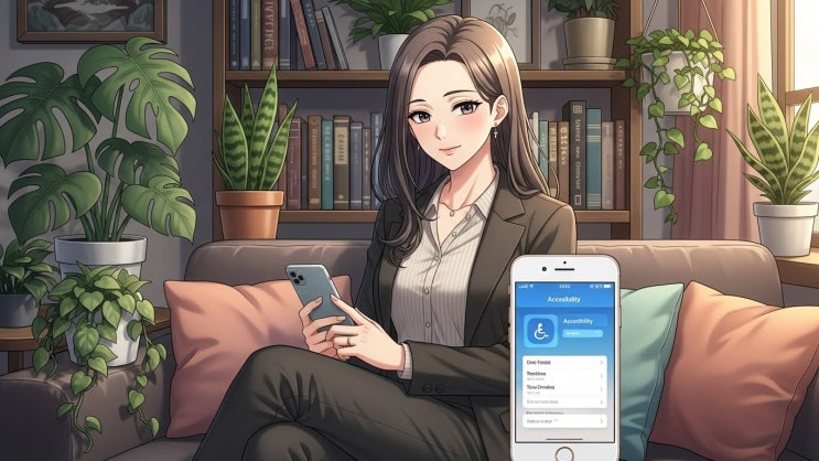 2025 아이폰 손쉬운 사용 완전 정복: 터치탭 기능 꿀팁까지!