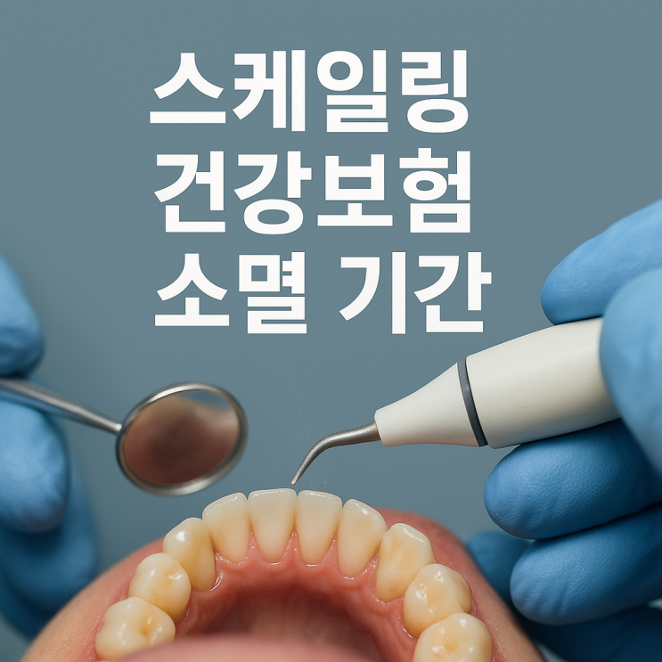  스케일링 건강보험 연 1회 혜택, 12월 31일 소멸 전 1만 5천 원으로 받는 법 (대상 조회 방법)