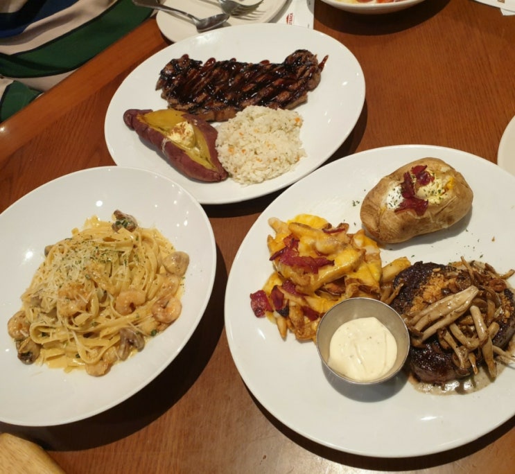  [영등포 맛집]내돈내산_주말 아웃백 런치메뉴 주문 꿀팁️(부메랑클럽,T멤버쉽할인)