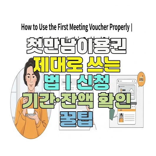  첫만남이용권 제대로 쓰는 법｜신청 기간·잔액 확인 꿀팁