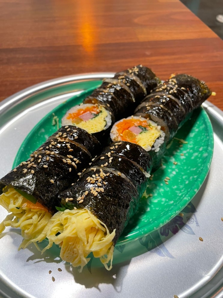  군산 청년몰 웨이팅맛집 시장김밥 2호점 군산 김밥 1등맛집 청년몰점심 저렴한 가격대 군산단골맛집