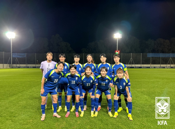 <b>김민지</b>·대한민국 여자 축구, 웨일스 원정서 값진 무승부…