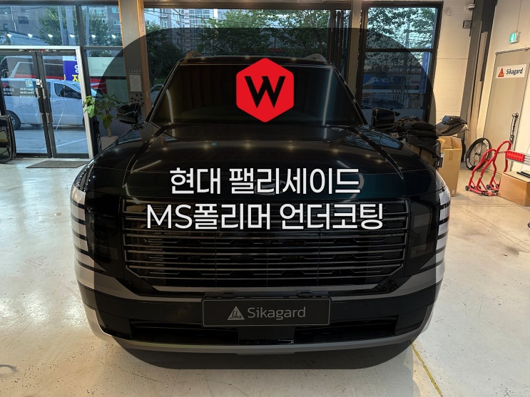  2025 팰리세이드 시카 MS폴리머 언더코팅은 포항 윌로우에서