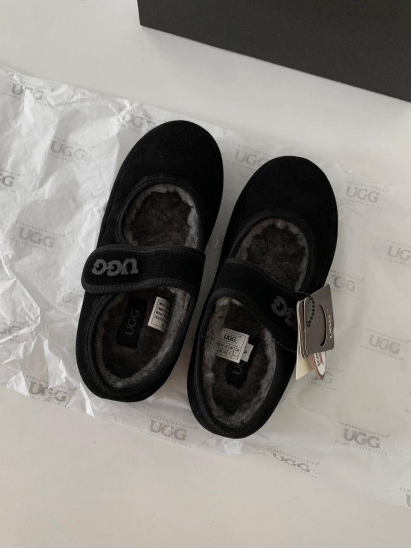 UGG 호주 어그 메리제인 블랙 37사이즈 구매 후기 • 발볼러의 사이즈팁