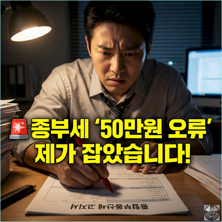  종부세 고지서 무턱대고 내지 마세요! 오류 잡아내서 50만 원 아낀 후기