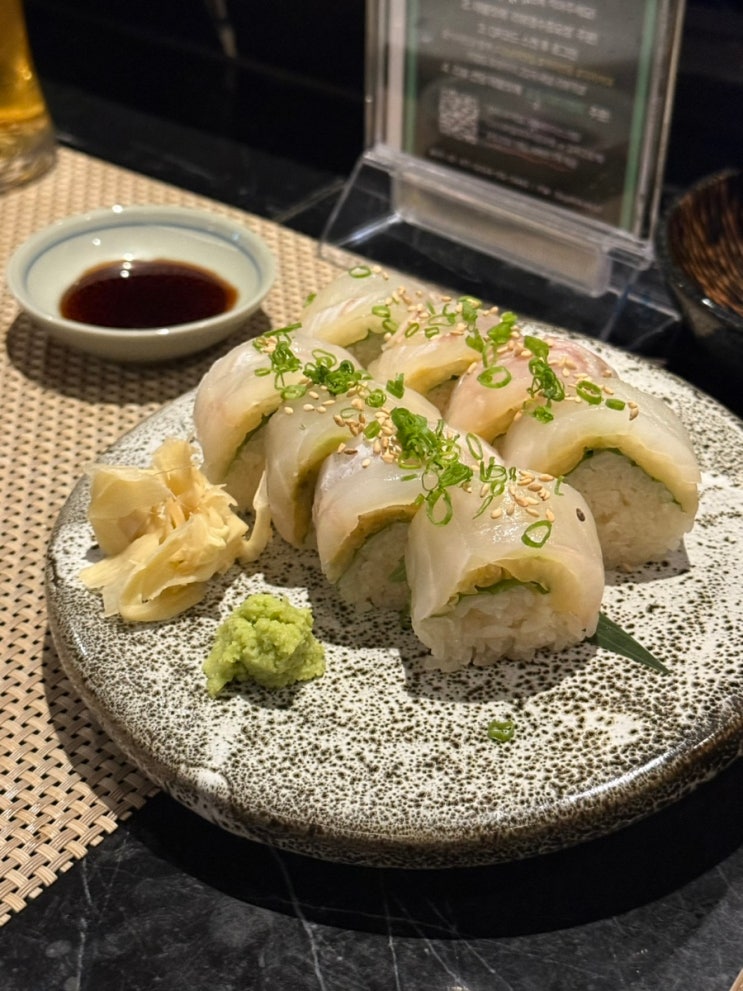  일본 여행의 맛 그대로 강남 일식 맛집 '스시산원 반주헌'