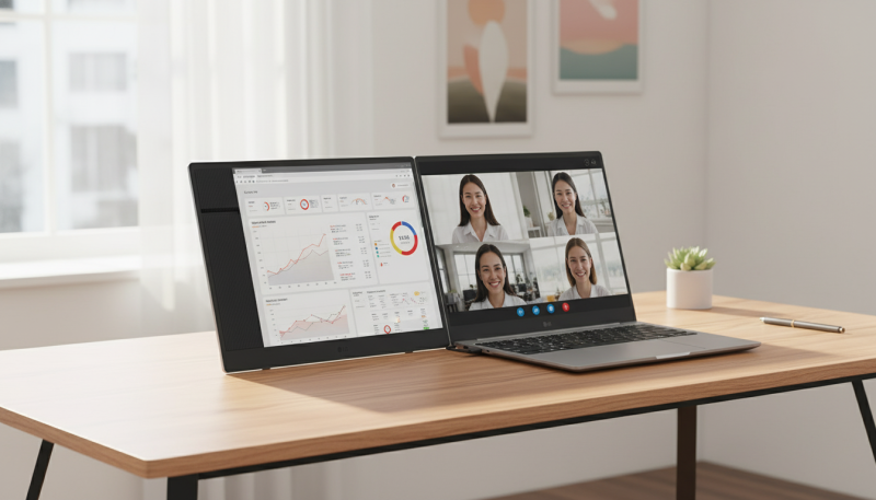 LG 그램뷰 3세대 17MT70 17인치 플러스뷰 포터블 휴대용 듀얼 서브 모니터 +view 2025