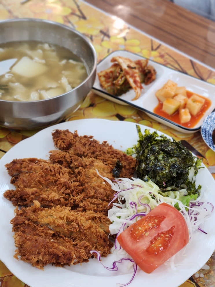  강화도밥집 전등사 수제비 프랜쥬랜드 돈까스 초심