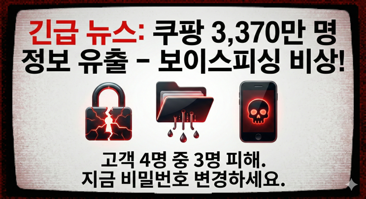  대전행정사 JD의 뉴스 돋보기 - 쿠팡 개인정보 유출 3,370만 건… 내 정보도 털렸을까? 지금 꼭 알아야 할 핵심 정리