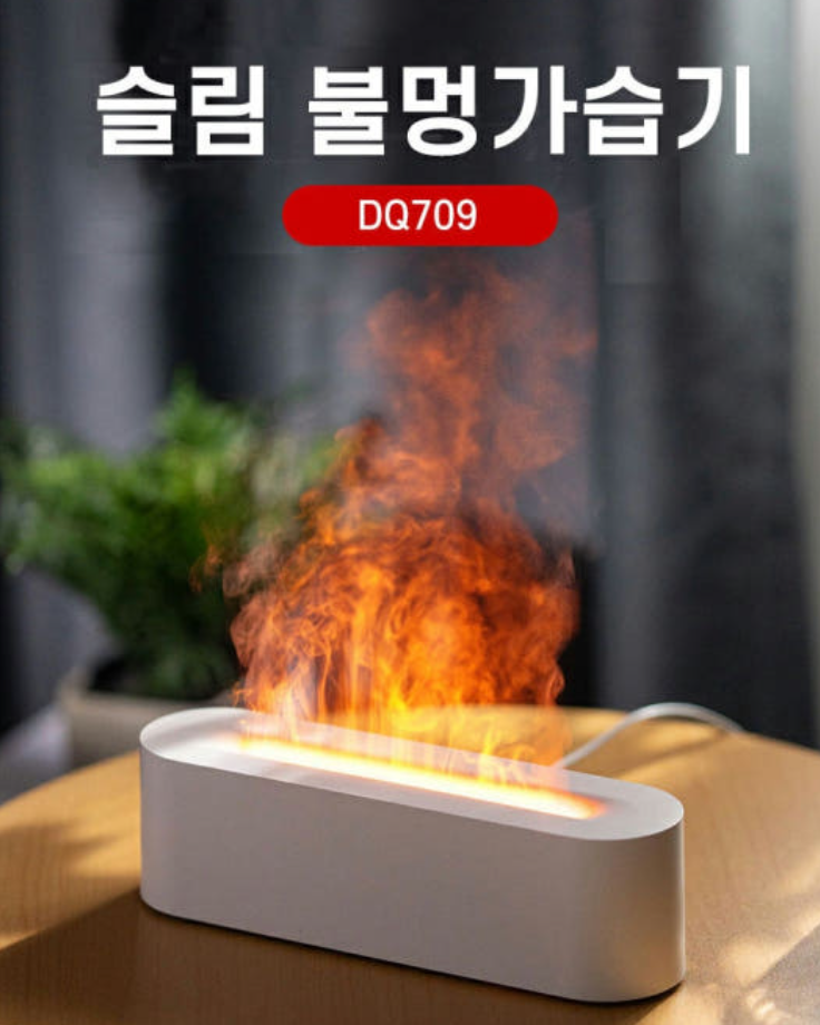  휴대용 미니 불멍 가습기, 이 가격 실화? 담당자 실수인 줄.. (사무실가습기 추천)