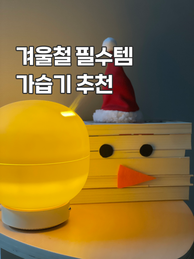 겨울철 필수템 가습기 추천 파우트 사용해봄