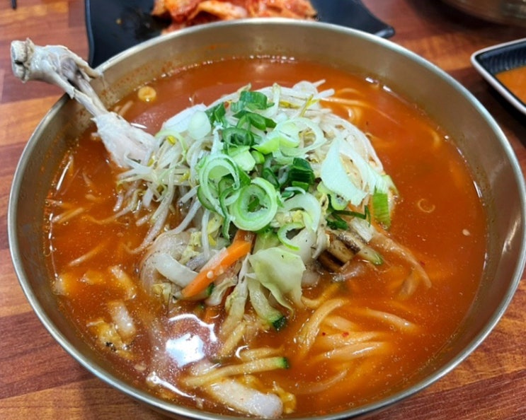  초지동 닭칼국수 맛집 파주닭국수 안산초지점