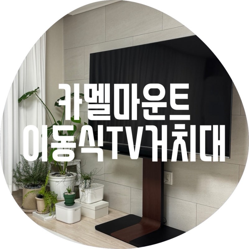 카멜마운트 / 이동식 대형 티비거치대 sb80 셀프설치 후기 설치 전후 솔직후기