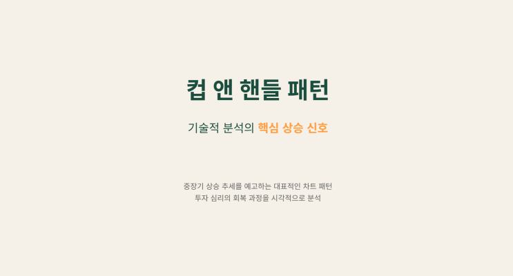  "컵 앤 핸들 패턴이란? 상승 전환의 신호를 읽는 법"