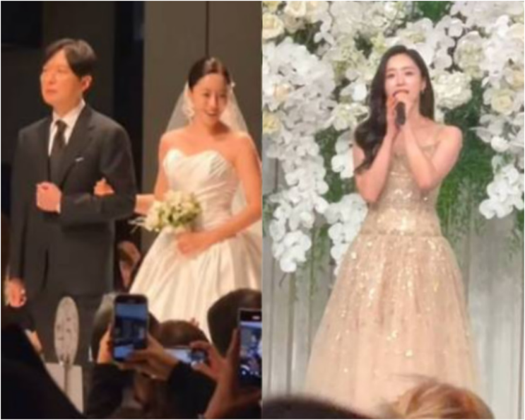 <b>함은정</b>김병우 <b>결혼식</b> 현장 공개 <b>하정우 축사</b> 셀프 축가에... 