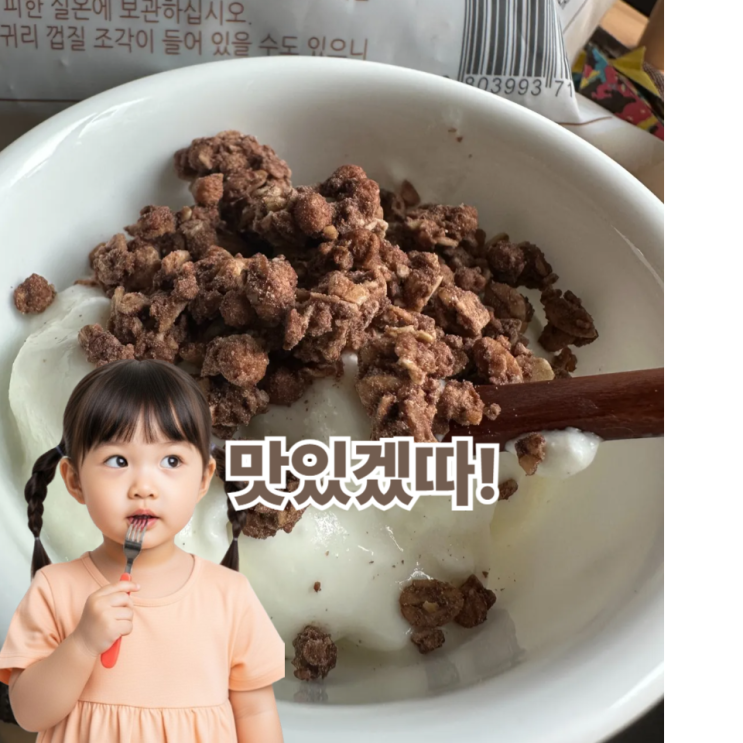  꾸덕한 무가당 그릭요거트 + 초코그래놀라 조합 1분 완성 아침 루틴｜든든하고 건강한 식사대용 추천