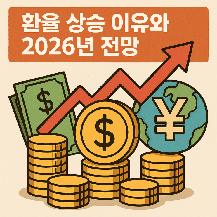  환율 상승 이유와 2026년 전망, 1400원대 고착화의 배경과 환테크 전략 분석