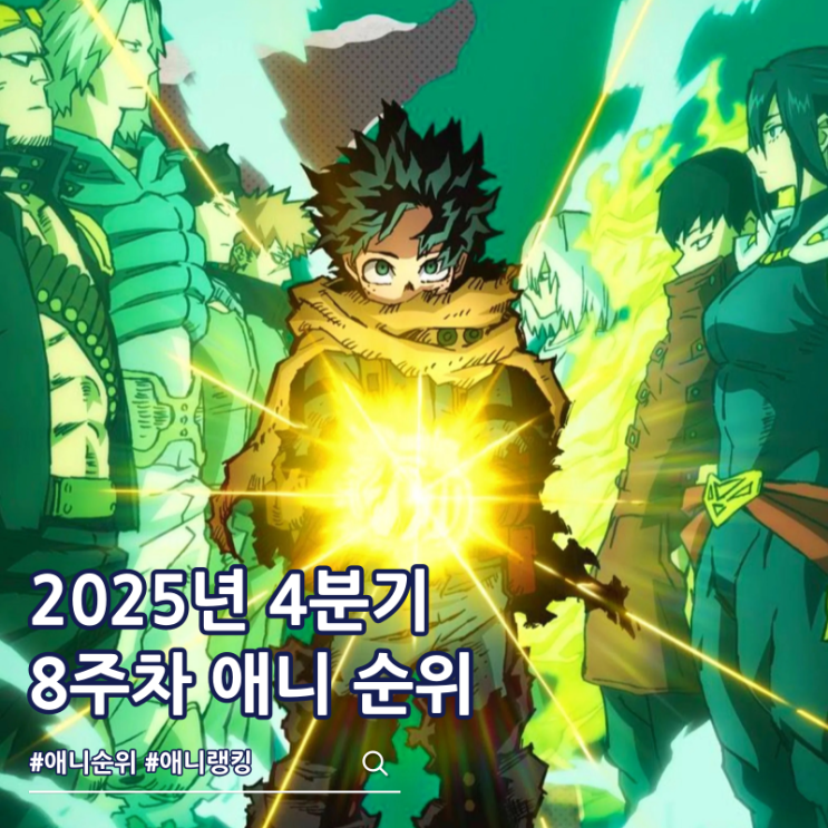  2025년 4분기 애니 8주차 순위 TOP 57