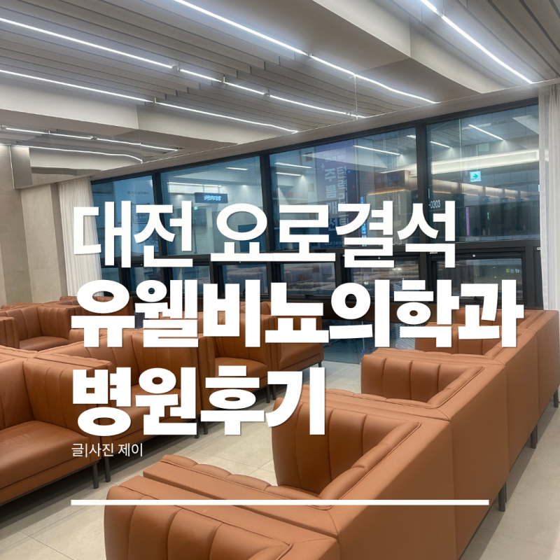 대전 요로결석 24시간 병원 치료 비뇨의학과 체외충격파쇄석술 후기