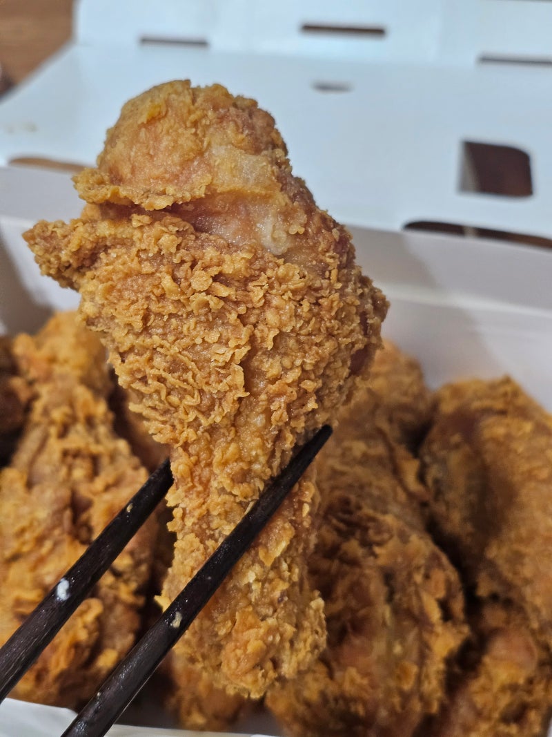 BHC 핫후라이드 스틱 후라이드계의 지디 근본이네 치킨은 닭다리지