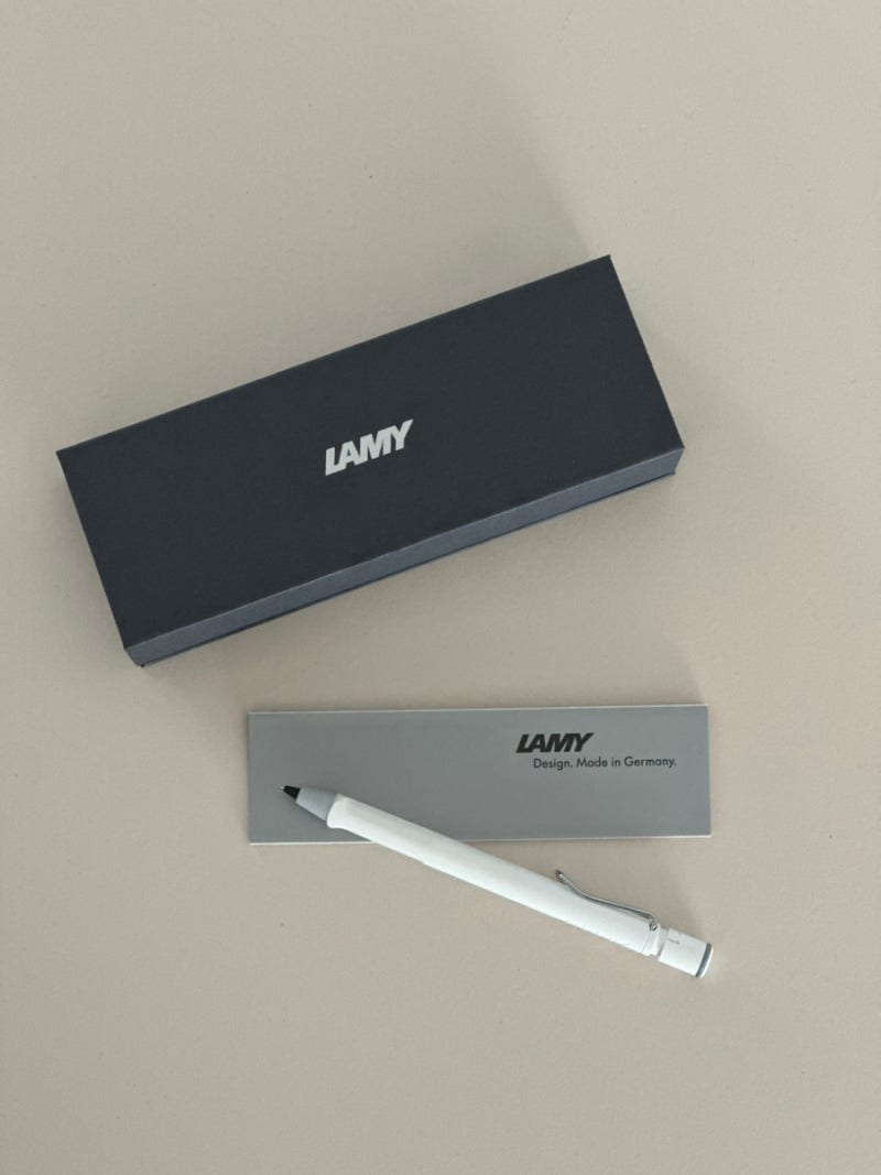 LAMY 라미샤프 사파리 샤프 샤이니 화이트 신학기 중등 선물로 추천
