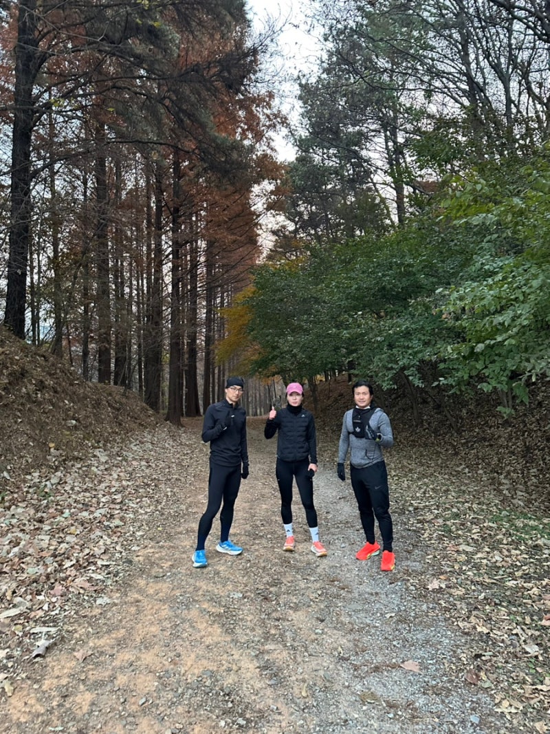 2025.11.23(일) 대전철인회 런공훈 계족산 임도 트레일러닝 2회전 (feat. 나이트코어 nu25 / 나이키 ....
