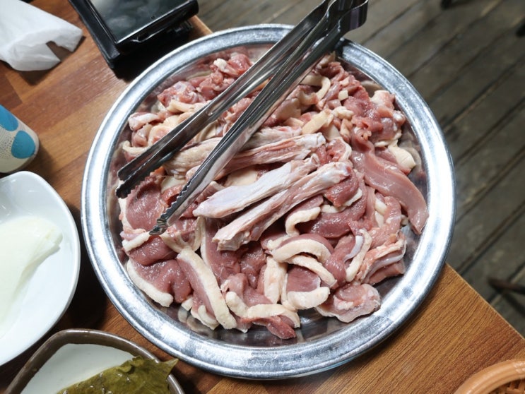  남양주 애견동반 식당 밤듸농원 오리고기 맛집 강아지도 같이