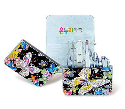 자개 손톱깎이 세트 제작! 쓰리세븐 한국 전통 기념품 외국인 방문 답례품 관공서 홍보물품 ....