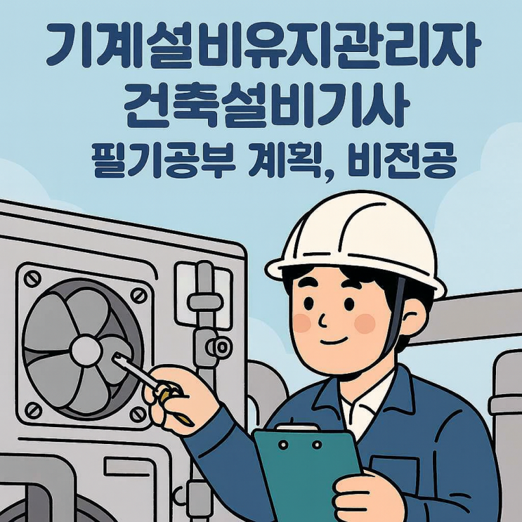  기계설비유지관리자 - 건축설비기사 : 필기 공부계획, 비전공