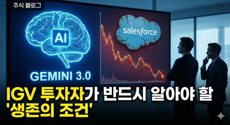  Gemini 3.0 시대, 세일즈포스는 끝났나? IGV 투자자가 반드시 알아야 할 '생존의 조건'