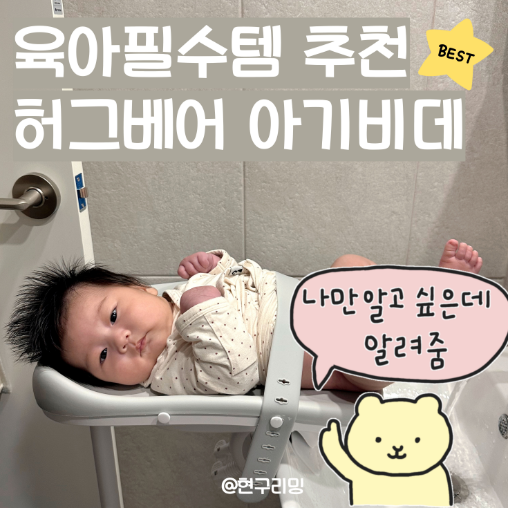  출산준비물 추천 허그베어 아기비데 설치 방법 찐사용 후기