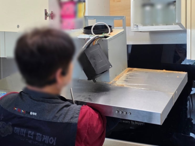  구미 주방후드분해청소 해피더홈케어 가스렌지후드