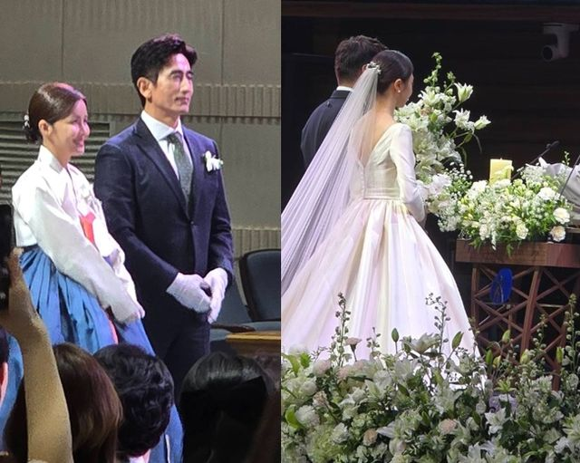  차인표신애라, 경사 터졌다…며느리 정체 대박, 子 결혼식에  총출동 [엑's 이슈]