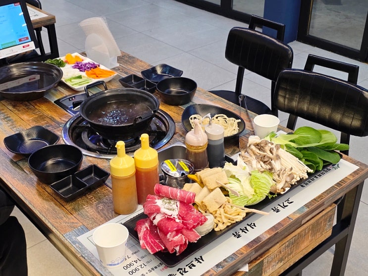  구미 옥계 맛집 참진대패앤샤브전골 24시영업 삼겹살