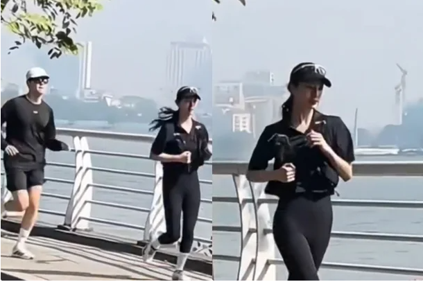 <b>수지</b>·<b>김선호</b>, <b>베트남</b> 하노이 포착! 마스크 없이 '동반 러닝... 