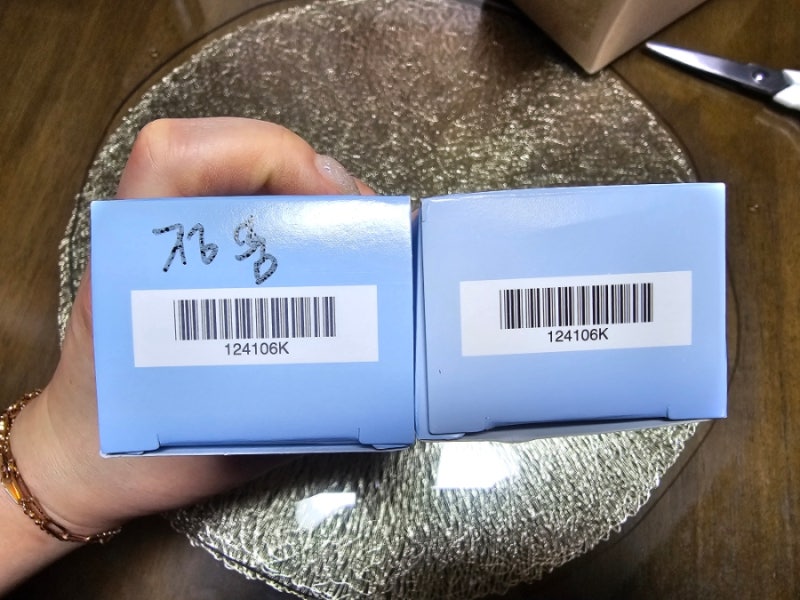 암웨이 글리스터치약 가품,정품 구별