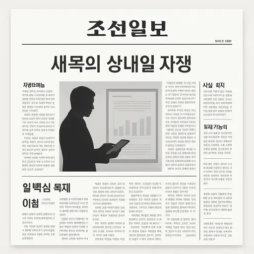  조선일보 신문 지면 보기, 이렇게 하세요
