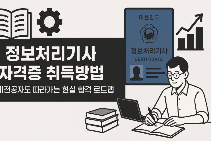  정보처리기사 자격증 취득방법, 비전공자도 따라가는 현실 합격 로드맵