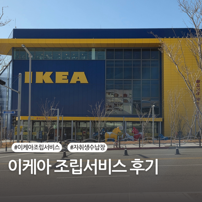 이케아 수납장 조립서비스 후기, 전문가에게 맡기길 잘했다...