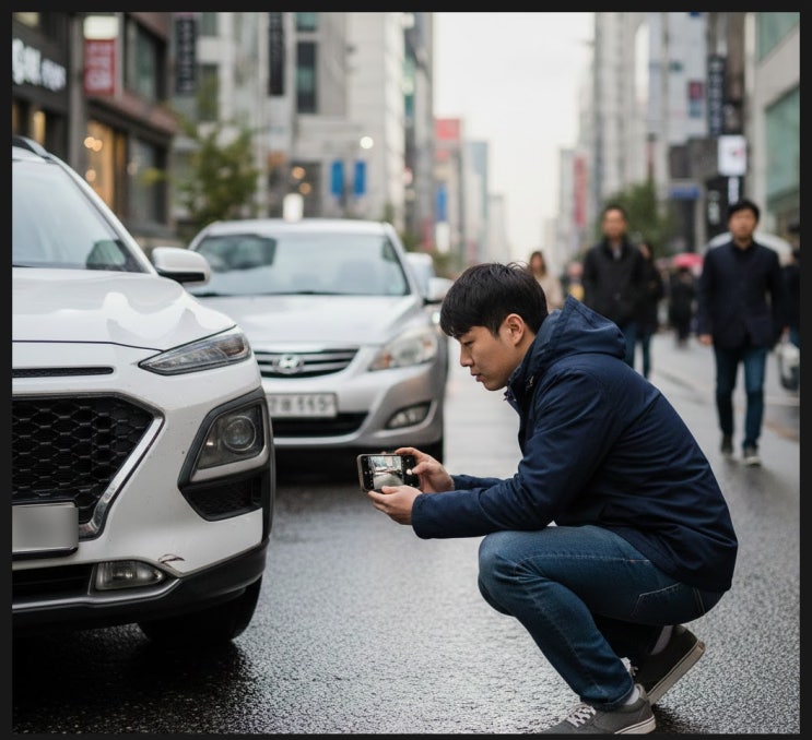  월요일 출근길 접촉사고 이렇게 처리해야 손해 없습니다 (차주 필수 가이드)