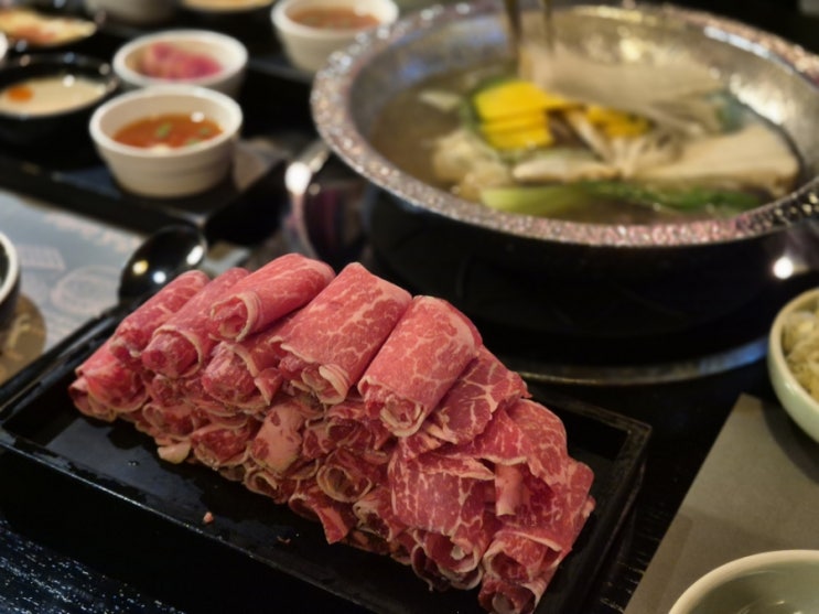  분당 서현 샤브샤브 맛집 옥소반
