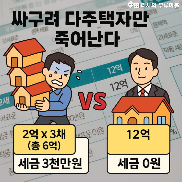  왜 가난한 다주택자만 때리나? 세제의 아이러니
