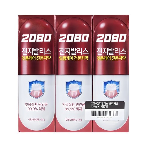  2080 진지발리스 오리지날 치약