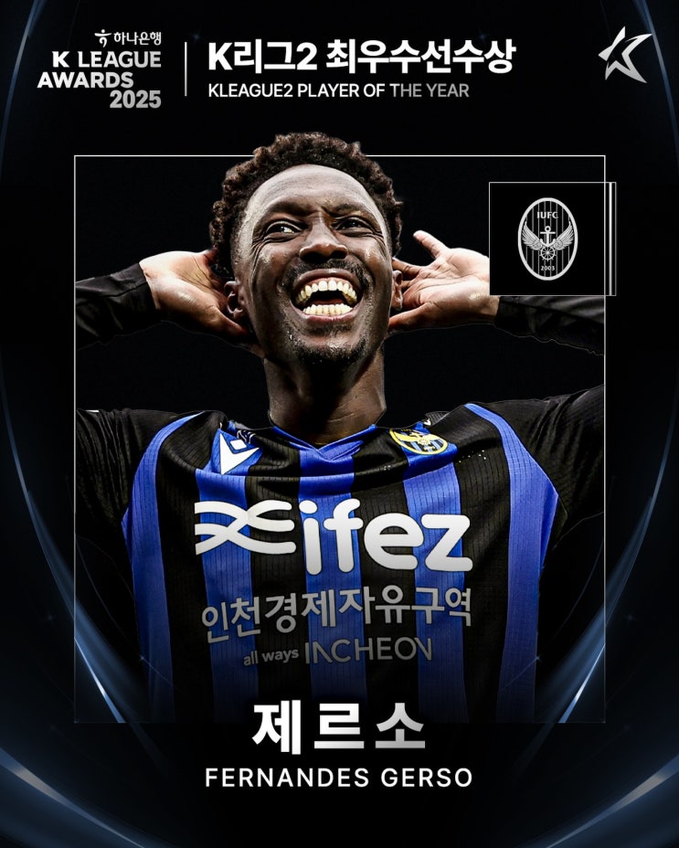 K리그2 MVP 제르소, <b>감독상</b> <b>윤정환</b>, 영플레이어상 박승호
