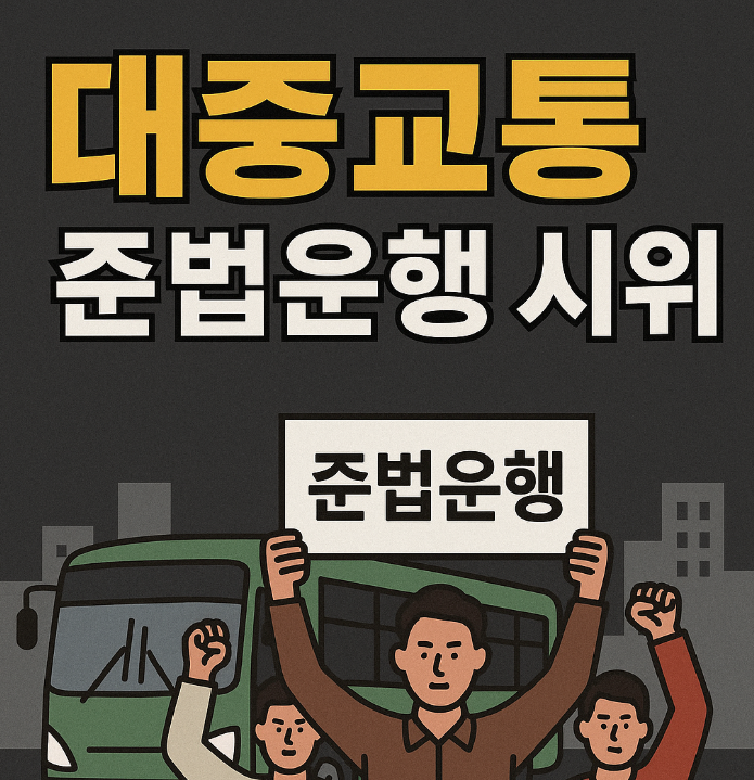 버스,<b>지하철</b> ‘<b>준법운행</b>’이 왜 시위인가?효과,의미,논란 총정리