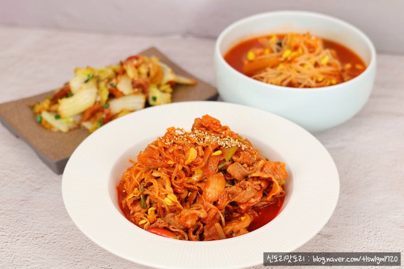 콩나물불고기 레시피 앞다리로 가성비있게 돼지불고기 요리 콩불 만드는법