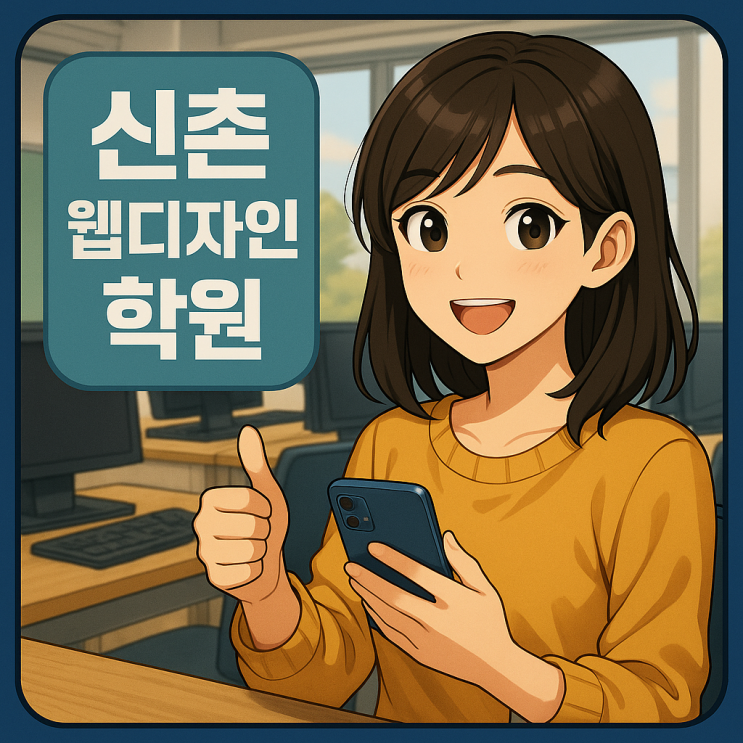  신촌웹디자인학원 후기｜비전공자였던 제가 첫 포트폴리오를 완성하기까지