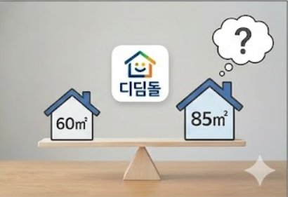  생애최초 미혼 디딤돌 대출 평수제한 60 vs 85, 당신의 선택은?